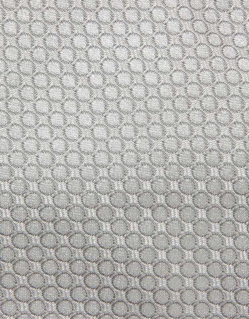 Patrick Hellmann Collection Gray-Silver 100% Silk Tie image